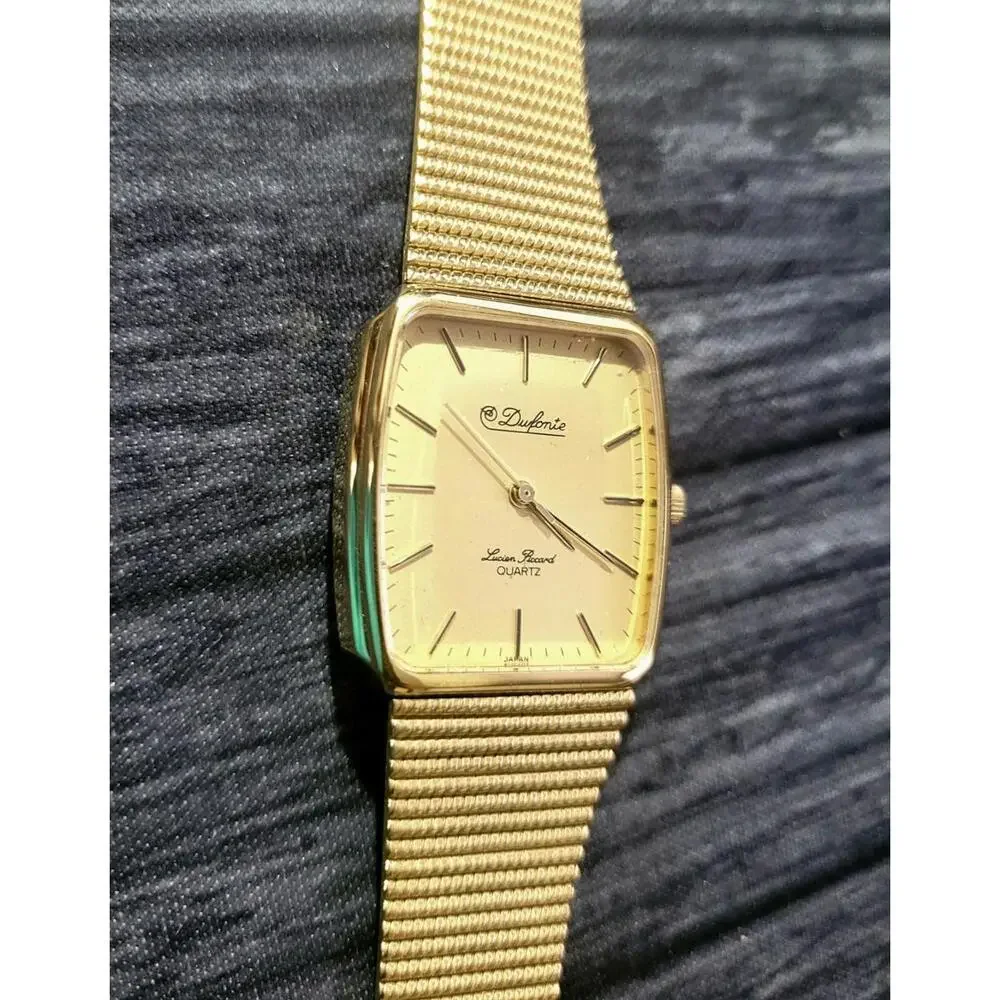 Rare Vintage Dufonte Lucien Piccard Mens Watch New Old Stock - Picture 8 of 13